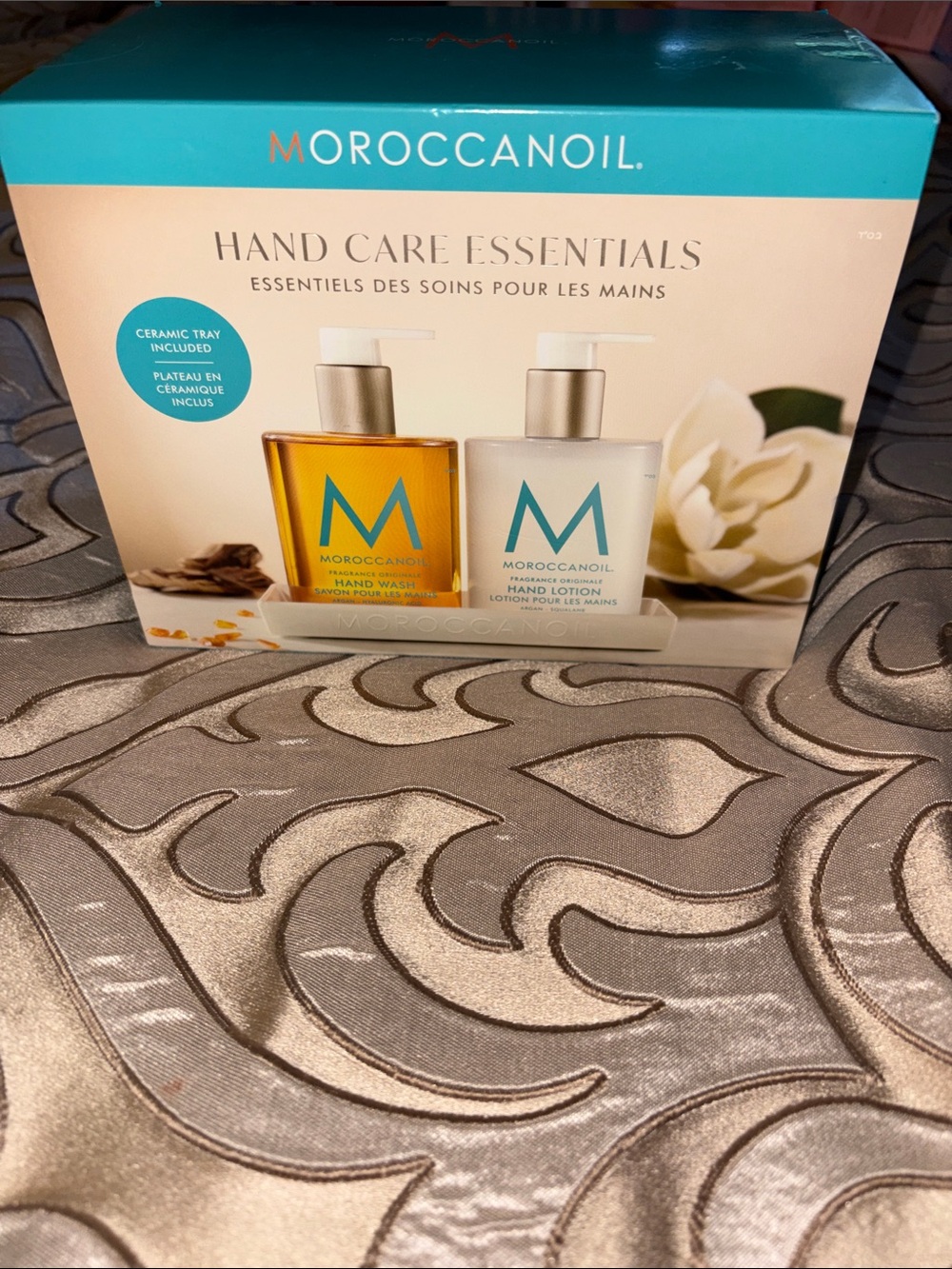 Moroccanoil Hand Care Set - Ceramic Tray Included New